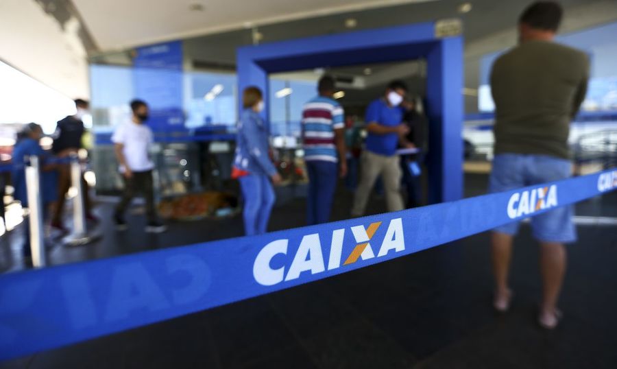 Center fila na agencia da caixa. imagem marcelo camargo agncia brasil