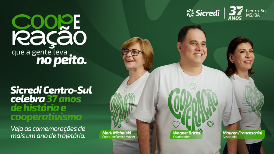 Center sicredi campanha de 37 anos